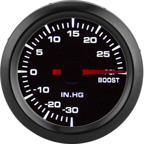 2-zoll-12-v-turbo-ladedruckmesser – Messbereich 30–30 Psi – Druckmessgerät Mit Weißer Beleuchtung – Universal