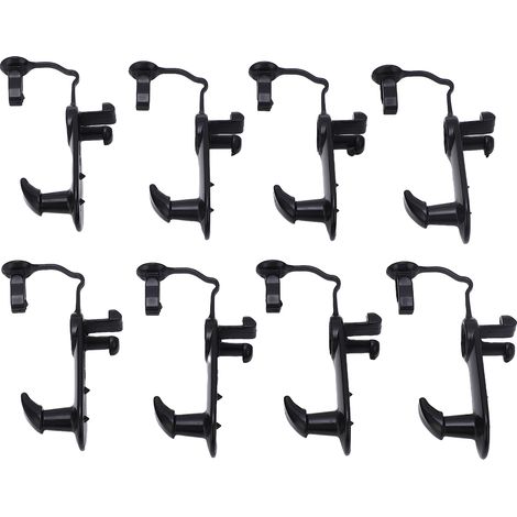 Stück Teppichclips 08210 00820, Rutschfest, Schwarz, Passend Für Es330, Es35, Gs300, Gs350, Gs430, Gs450h, Gs460, Gx470, Hs250h