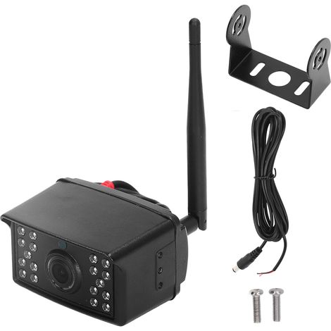 Hd-wlan-rückfahrkamera, Ip67 Wasserdicht, 18 Leds, Dc 12 V Bis 36 V, Klares Bild, Für Ios Und Android, Für Autos, Lkws, Wohnmobile Und Anhänger