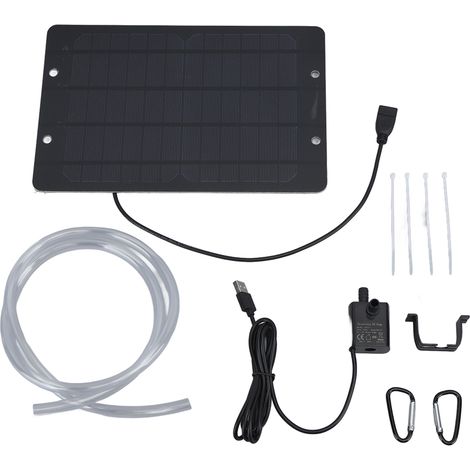 6v 10w Usb-solarbrunnenpumpen-set, Solarbrunnenpumpe Für Vogeltränke, Garten, Hinterhofpool