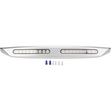 Wohnmobil-lichtleiste Mit 20 Leds, Veranda-markisenleuchten, 12 V, Wasserdicht, Außenbeleuchtung Für Yachten Und Wohnmobile, Silber