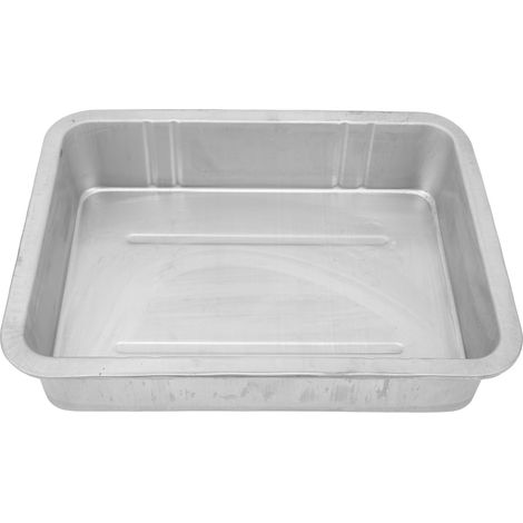 Tragbare, Universelle Und Auslaufsichere Ölauffangwanne. Aus Metall Gefertigt. 10-liter-behälter Für Kfz-ölwechsel.