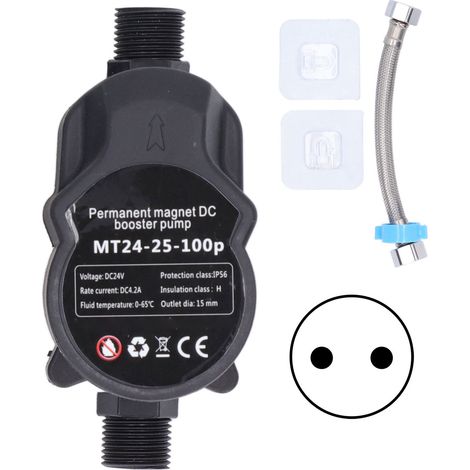 Automatische Druckerhöhungspumpe Für Duschsysteme Mit Hohem Wasserdruck, Wandmontage, 24 V Dc, 100–240 V, Eu-stecker
