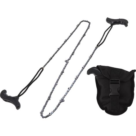 48 Zoll Lange, Klappbare Taschenkettensäge Für Survival, Camping, Holzfällerei, Gartenarbeit Und Baumschnitt, 64 Glieder, 21-zoll-schneidmesser