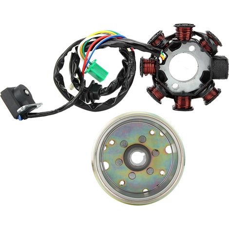 Magneto-statorspule, 8-lagig, Generator, Passend Für Gy6 125-150 Cm³ Roller/atv-zubehör