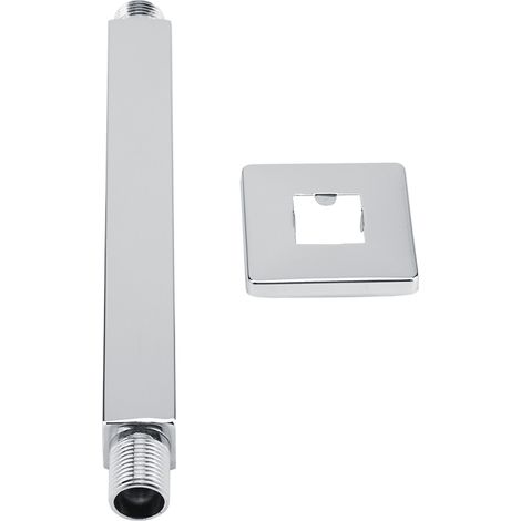 Quadratische Duscharm-schlauchwandhalterung Aus Edelstahl Für Badezimmer-deckenduschkopf (20 Cm)