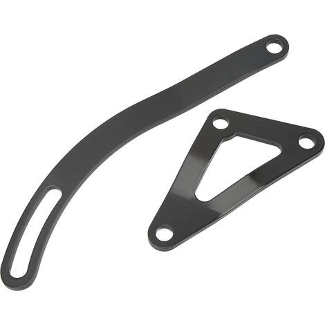 Schwarzer Stahl-ersatzhalter Für Lichtmaschine Und Wasserpumpe Für Chrysler 318 340 360 Motor