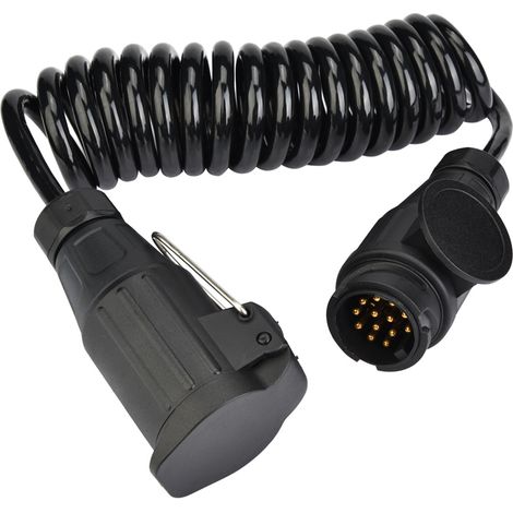 13-poliger Anhängerstecker-verkabelungs-federkabel-adapter Für Wohnwagen/anhänger