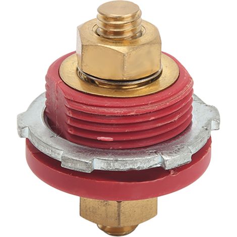3/8-zoll-batterieanschlussbolzen, 250-a-batterieladegerät Für Auto, Wohnmobil, Boot, Yacht, Rot (pluspol)