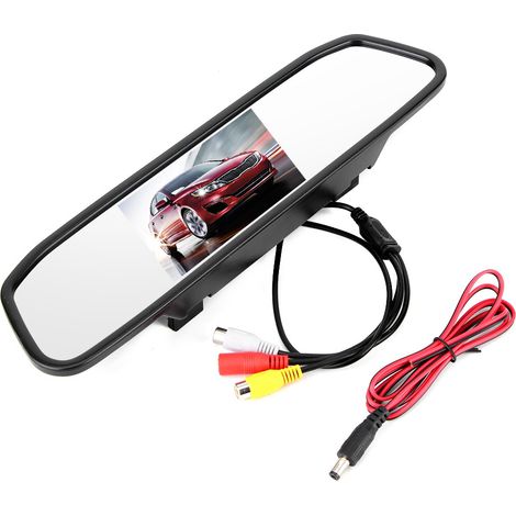 4,3-zoll-rückspiegelmonitor, Hd-tft-lcd-bildschirm, 2 Kanäle, Videoeingang