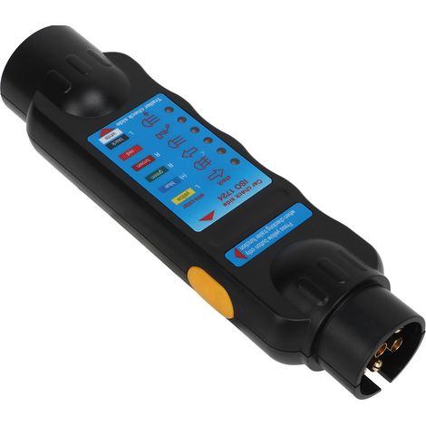 7-poliger Anhängerstecker-tester, Prüfgerät Für Die Elektrische Anhängerkupplungs-verkabelung (lkw/wohnmobil), Blue Label