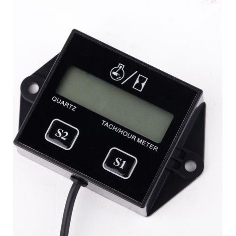 Lcd-drehzahlmesser/betriebsstundenzähler Mit Drehzahl- Und Zeitanzeige Für 2/4-takt-benzinmotoren Mit Zündkerzen Für Motorräder Und Atvs