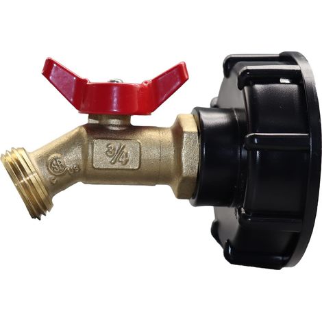 Ibc-wassertankadapter, Wasserhahnwerkzeug Mit Kugelhahn Für Gartenschlauchanschluss (1)