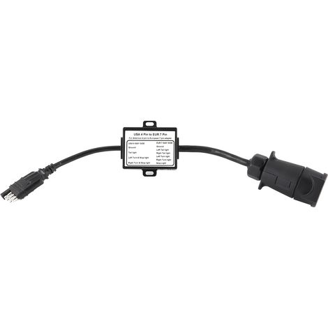 Us-4-poliger Auf Eur-7-poliger Anhängerstecker-lichtkonverter, Brems-/stoppsignal-trennadapter
