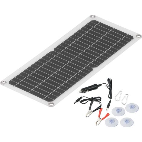 10w 12v Usb-ausgang Solarpanel-akkuladegerät Monokristallines Silizium-solar-mobilstromversorgung