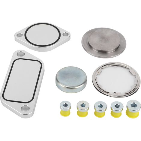 5-teiliger Agr-ventilsatz Mit Dichtungen Aus Aluminiumlegierung Und 5 Gummistopfen Für Isx 15 Cm2250 Cm2350 Motoren