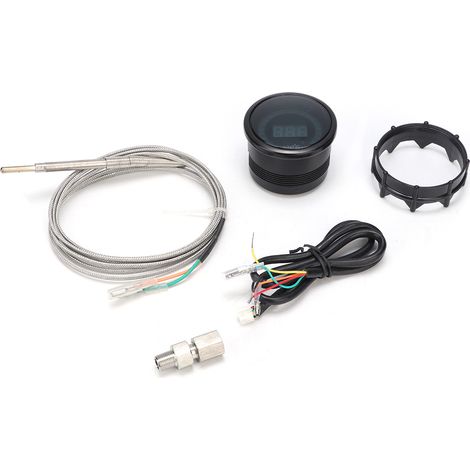 Abgastemperaturanzeige, Automatisches Abgastemperaturmessgerät, 12 V, 20 Leds