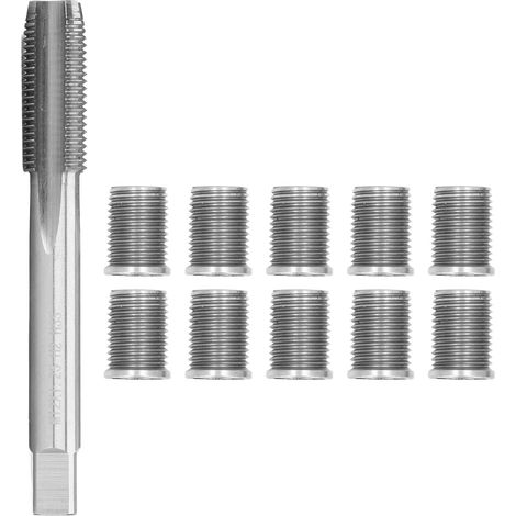 Automatisches Zündkerzenreparaturwerkzeug, Zündkerzengewindereparaturwerkzeug, M10x1,25-schraube + M12x1,25-zubehörset, Zündkerze