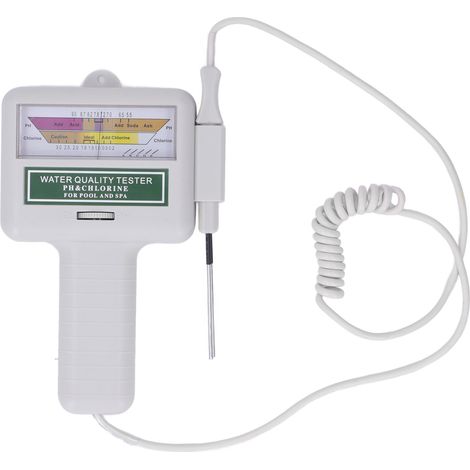 Tragbares Digitales Elektronisches Wasserqualitätsmessgerät Mit Chlor- Und Ph-wert-überwachung Für Schwimmbäder