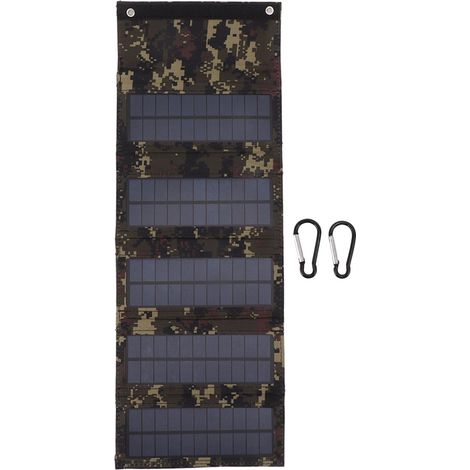 Tragbares, Faltbares Solarpanel, Outdoor-solarpanel-ladegerät Für Auto, Powerbank, Handy, Outdoor-camping, Wandern (50w)