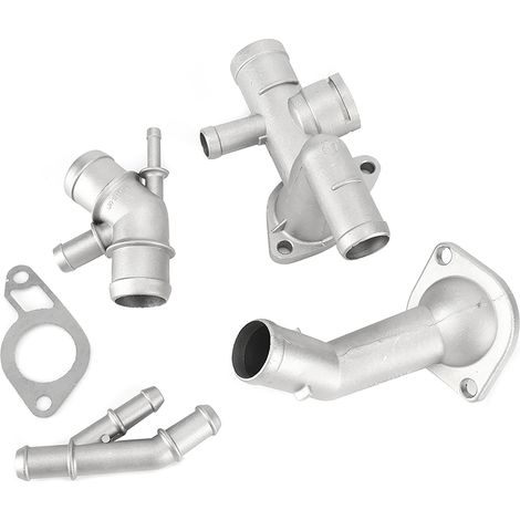 4-teiliger Aluminium-motorkühlschlauch-flanschsatz, Passend Für Mk4 1.8t 2000-2005 06a121132a
