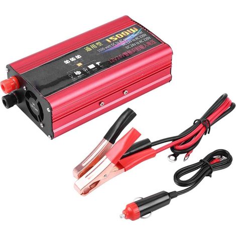 12v/24v Gleichstrom Auf 220v Wechselstrom 1500w Kfz-wechselrichter, Modifizierter Sinuswellen-usb-ladeadapter