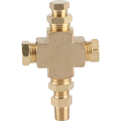 Öldruck-/temperatursensor-adapter, Verteileranschluss 1/8 Zoll 27 Npt, 1/4 Zoll 18 Npt