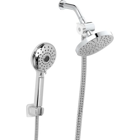 3-wege-hochdruck-regenduschen-set Für Das Beste Aus Beiden Welten – Genießen Sie Einen Luxuriösen Regenduschkopf Und Eine Separate Handbrause.
