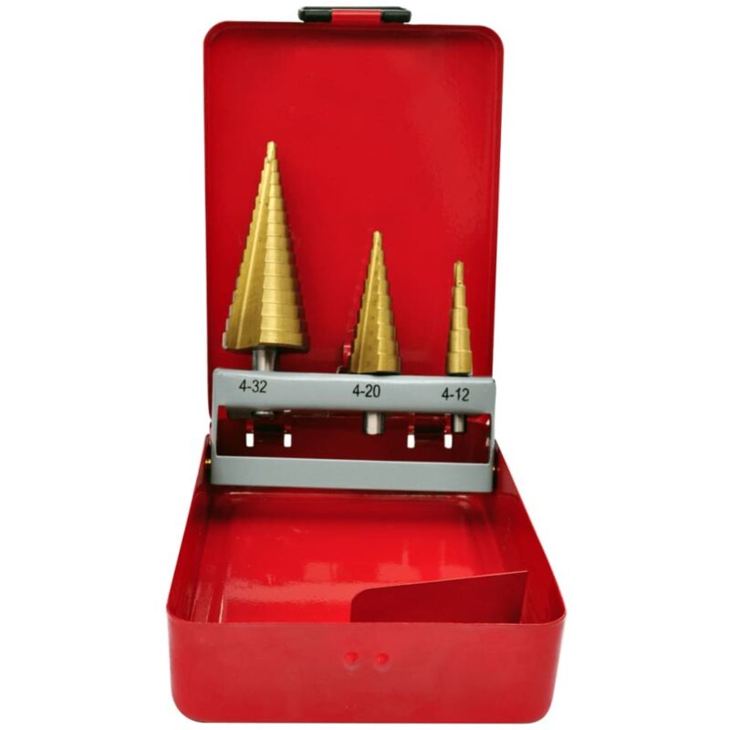 Hss Stufenkegelbohrer-set (3-teilig)