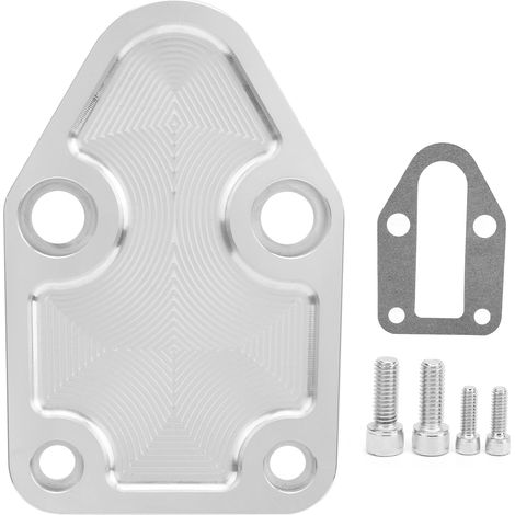 Montageplatte Für Kraftstoffpumpe, Kraftstoffpumpenplatte Mit Dichtung, Passend Für Chevy Small Block 283, 327, 350 Und 400 Motoren