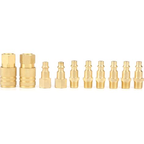 Kompressoranschluss, Müheloser, Auslaufsicherer 1/4"-npt-pneumatikadapter Für Maschinen