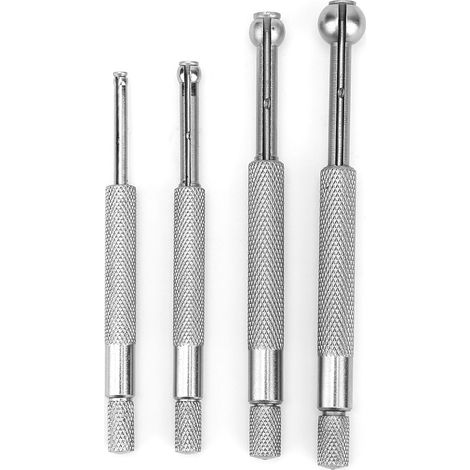 Set Mit 4 Teleskoplehren, Benutzerfreundliches Messwerkzeug Aus Manganstahl Für Kleine Löcher Zum Messen Von Nuten Und Schlitzen.