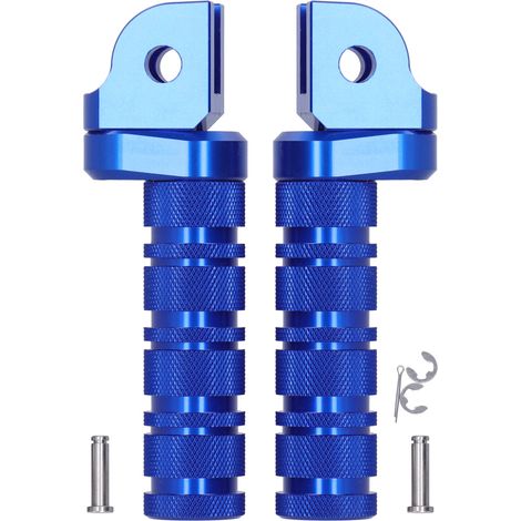 Motorrad-vorderradfußrasten, Cnc-gefräste Aluminiummodifikation Für Yamaha Mt-03 Mt-07 Mt-09 Mt-10 Mt-25 Blau