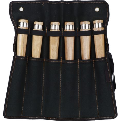 Holzmeißel-set, Holzschneidemesser-set Mit Tasche Für Schreiner