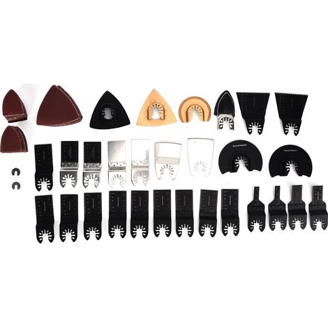 Oszillierendes Werkzeug-sägeblatt-set, Multifunktions-oszillationssägeblatt-set, Kohlenstoffstahl, Für Holz, Weichmetalle Und Gängiges Holz