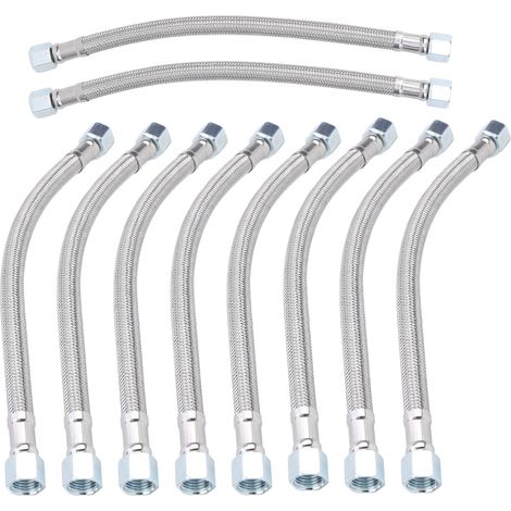 10 Stück 14x1,5 Innengewinde Luftkompressor-element Bremsschlauch Schalldämpfer Ölfreier Leitungsschlauch 40 Cm