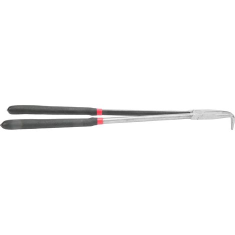 400 Mm/16 Zoll Extra Lange Spitzzange, 90 Grad Abgewinkelte Backen, Gebogenes Reparaturwerkzeug