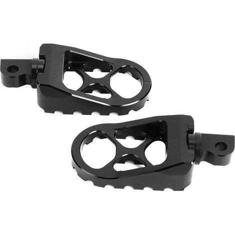 Breite, Universelle Motorrad-fußrasten, Schwarze Aluminiumpedale, Passend Für 883 2009 – 2017