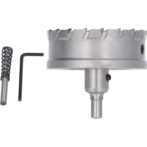 Lochsäge, Hartmetall-lochbohrer, Bohr- Und Schneidwerkzeug Für Metall Und Holz, 90 Mm / 3,54 Zoll