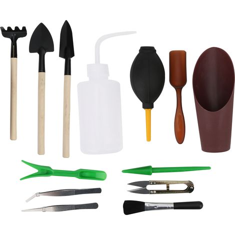 13-teiliges Mini-gartenscheren-set Zum Graben, Gießen, Pflanzen Und Für Sukkulenten