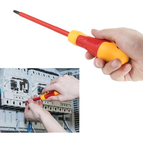 Magnetisches Schraubendreher-set, Bestehend Aus Einem Schlitzschraubendreher Und Einem Doppelkopfschraubendreher Für Elektro- Oder Haushaltsreparaturen