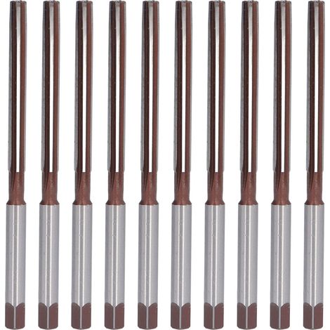 10-teiliges Handfräswerkzeugset, 9sicr-reibahle Mit Geradem Schaft Für Aluminium Und Holz, 3/16 Zoll