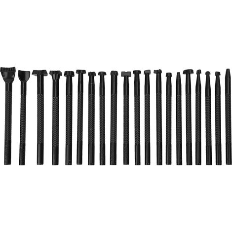 Stempelwerkzeug-set, Ledersattel, Bastelstempelherstellung, 20-teilig