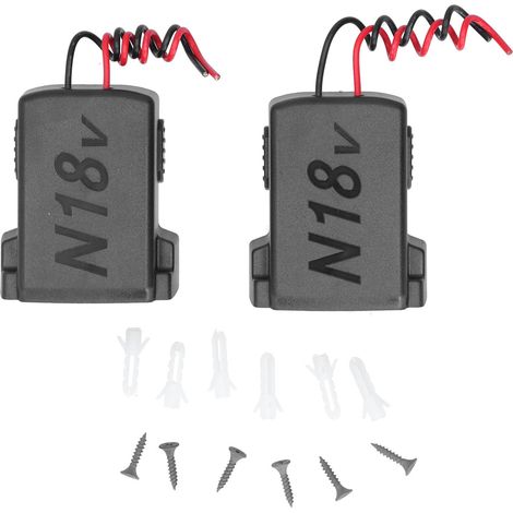 Sets Bestehend Aus Akkuadapter, Montagehalterung Und Stromquellen-konverterstecker Für Milwaukee M18 18v