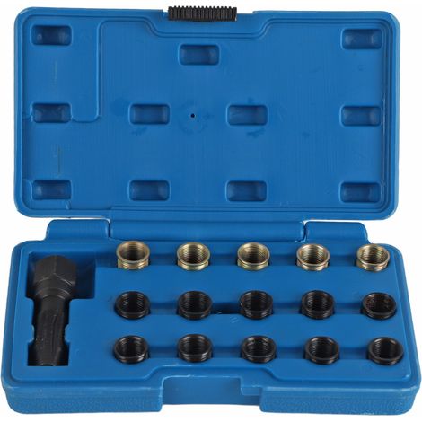 M14x1,25 Zündkerzengewinde-reparaturwerkzeug, Gewindebohrer, Tragbares Gewindeschneid-set Aus Kohlenstoffstahl