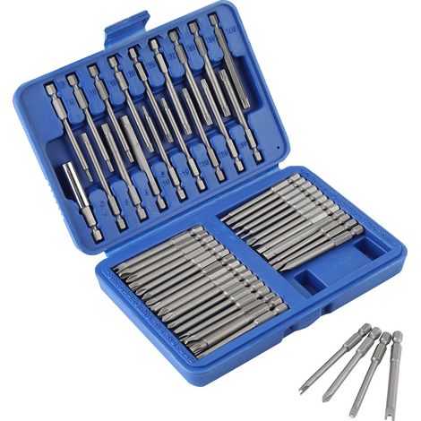 Schraubendreherbits Aus Stahl, Komfortabler Griff, Verschleißfeste Legierung Für Die Reparatur Von Mechanischen Werkzeugen, 50-teilig