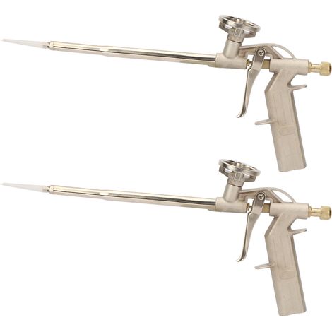 Expansionsschaumpistole, Ergonomischer Aluminium-isolierdosierer, Professionelles 2er-pack, Für Isolierungsreparaturen, Füllarbeiten Und Abdichtungsarbeiten.