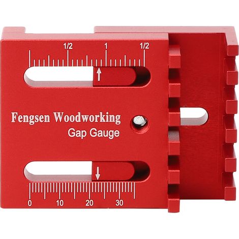 Mini-abstandsmesser Für Die Holzbearbeitung, Aluminiumlegierung, Tiefenmessung, Sägezahnlineal