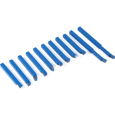 Hartmetallbestücktes Drehmeißelset (fräsen, Schneiden, Drehen), 8 X 8 Mm, 11-teilig