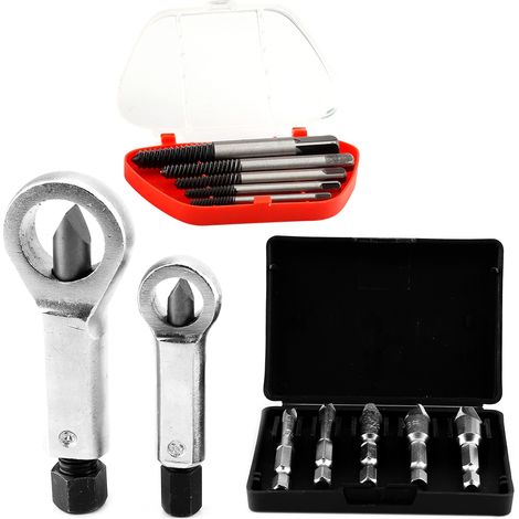 Mutternsprenger-set, Benutzerfreundliche Schraubenentfernungswerkzeuge, 12-teilig/set Hss4241 Mit Aufbewahrungsbox Für Reparaturen